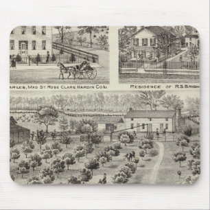 Mousepad Fazendas e residências no Condado de Hardin e no