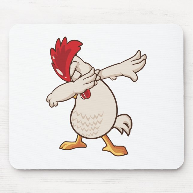 Mousepad Fazendeiro de Dab de Frango Dança Dab (Frente)