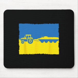 Mousepad Fazendeiro ucraniano engraçado rouba tanque russo