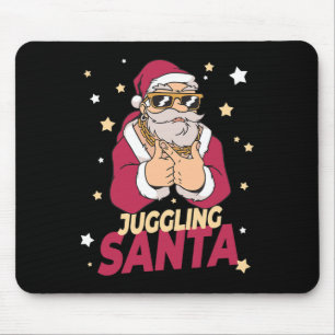 Mousepad Fazendo malabarismo nas Férias de Natal do Papai N