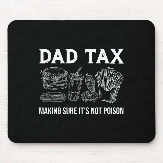 Mousepad Fazer de impostos com certeza que não é um Dia de  (Frente)