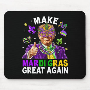 Mousepad Fazer Excelente Mardi Gras Novamente Trump Miçanga