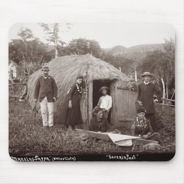 Mousepad Fazer Tappa, um pano nativo, c.1875 (foto do (Frente)