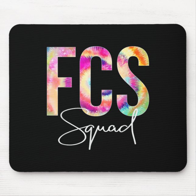 Mousepad Fcs Squad Tie Dye Back To School Women Appreciatio (Frente)