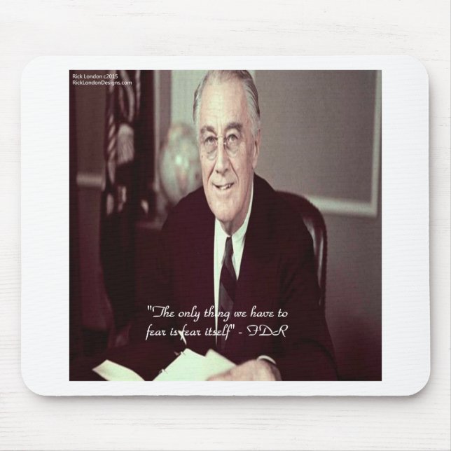 Mousepad FDR & Nada a Temer Citação (Frente)