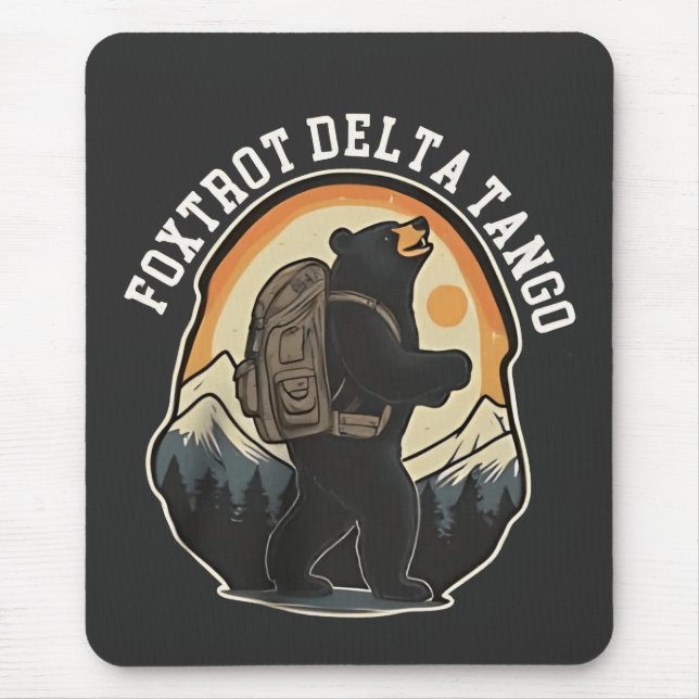 Mousepad FDT Resist Bear Foxtrot Delta Tango (Frente)