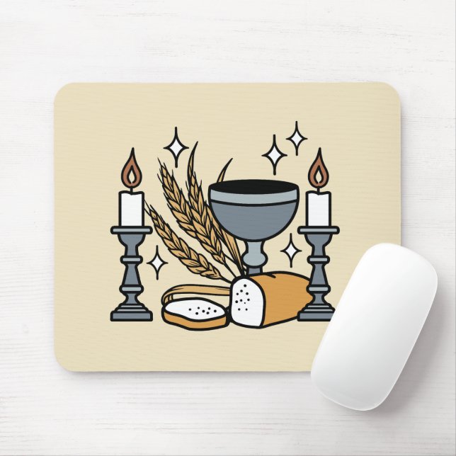 Mousepad Fé Espiritual e Graça – Cristão Edificante (Com mouse)