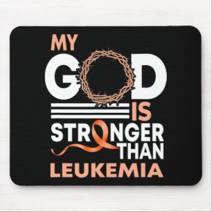Mousepad Fé Meu Deus É Mais Forte Que A Consciência Da Leuc