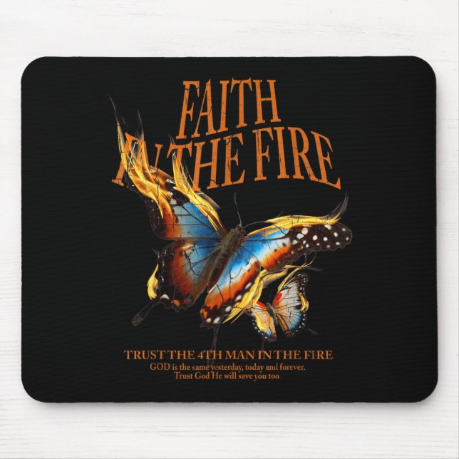 Mousepad Fé no Fogo (Frente)