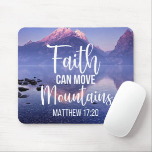 Mousepad Fé Pode Mover Montanhas