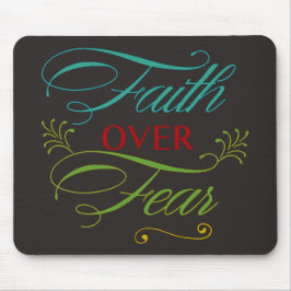 Mousepad Fé sobre o medo