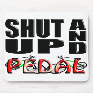MOUSEPAD FECHE ACIMA E PEDAL