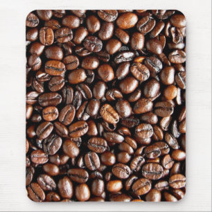 Mousepad Feijões de café torrados e escuros