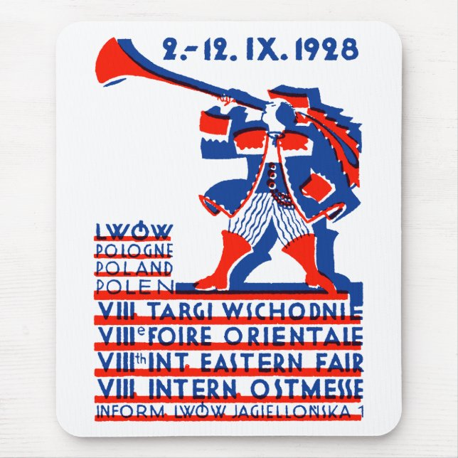 Mousepad Feira Internacional de Lwow, 1928 (Frente)