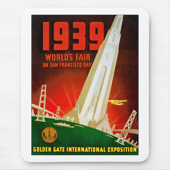 Mousepad Feira Mundial de São Francisco, 1939 (Frente)
