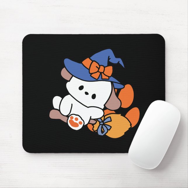 Mousepad Feiticeira de pata no treinamento - Cão de Hallowe (Com mouse)
