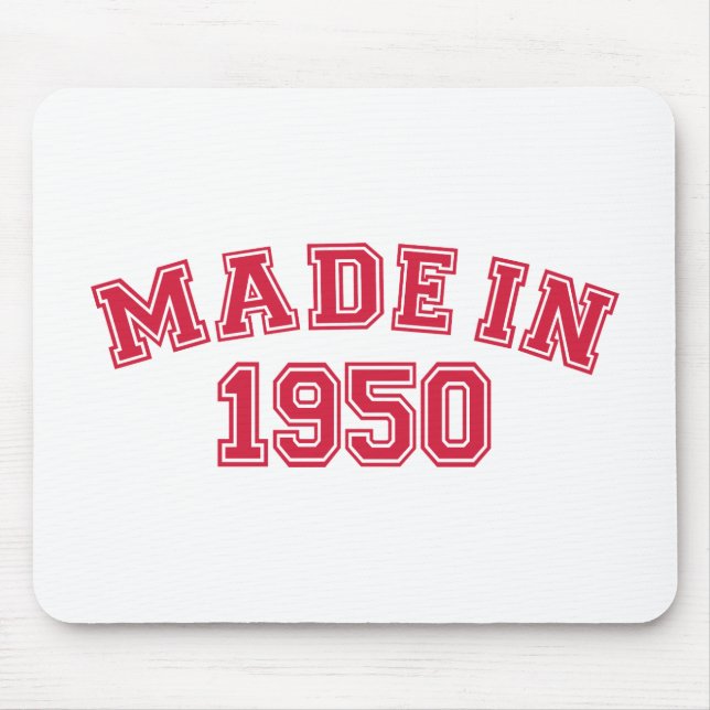 Mousepad Feito em 1950 (Frente)