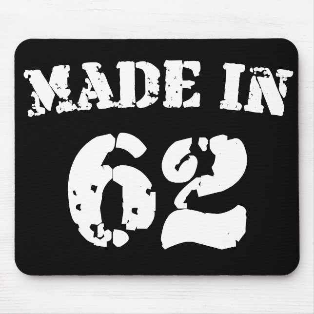 Mousepad Feito Em 1962 (Frente)