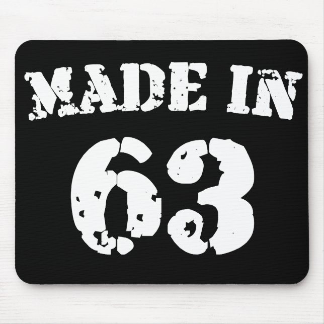 Mousepad Feito Em 1963 (Frente)