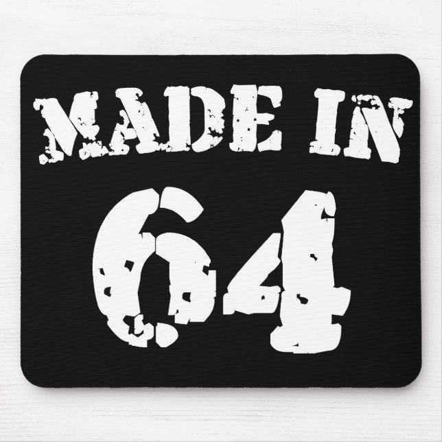 Mousepad Feito Em 1964 (Frente)