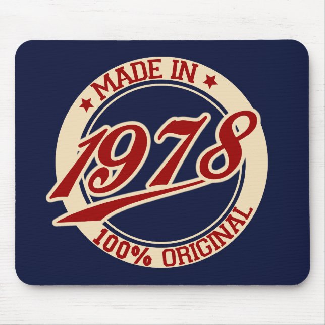 Mousepad Feito Em 1978 (Frente)