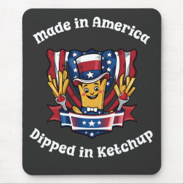 Mousepad Feito nos Estados Unidos, em Ketchup Patriota Engr