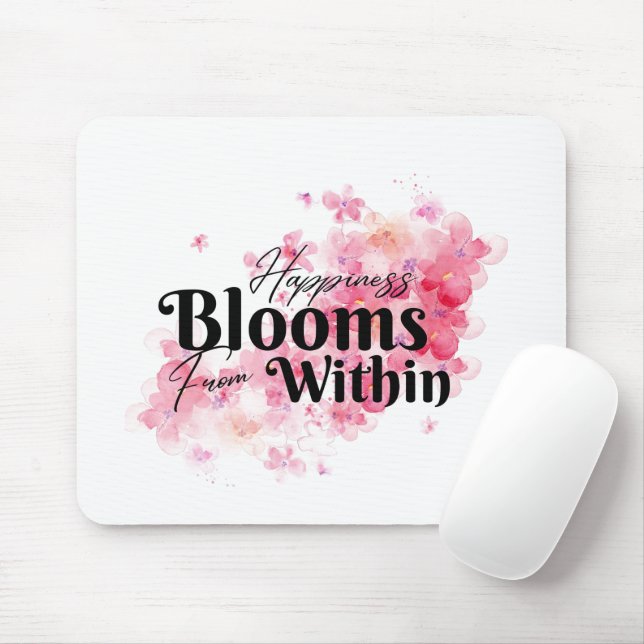 Mousepad Felicidade Bloomia de Dentro (Com mouse)