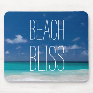 Mousepad Felicidade bonita da praia