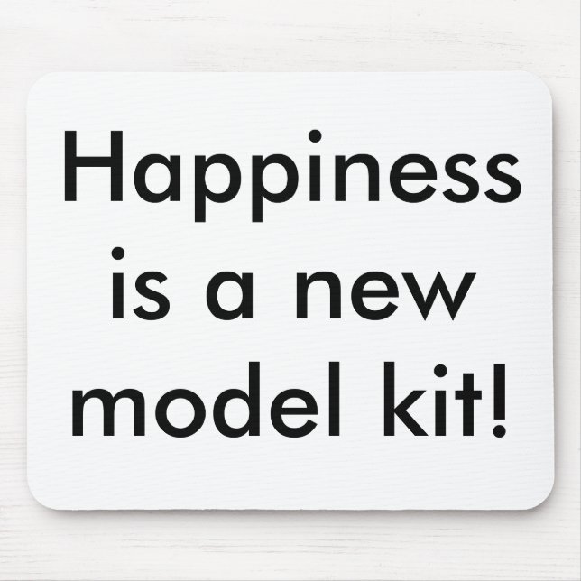 Mousepad Felicidade é um novo kit de modelos! (Frente)