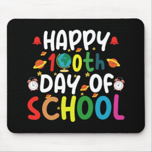 Mousepad Feliz 100º Dia de Aula Professor Aluno