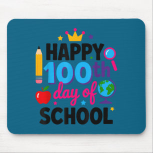 Mousepad Feliz 100º Dia De Escola 100 Dias Mais Inteligente