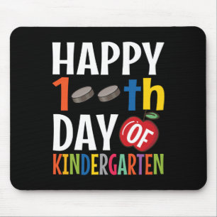 Mousepad Feliz 100º Dia de Professores Do Pré-Jardim Infant