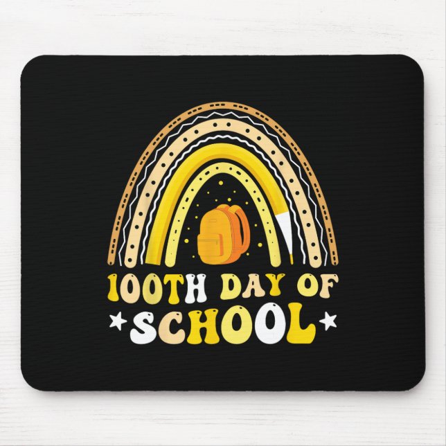 Mousepad Feliz 100º Dia dos Estudantes Escolares Professore (Frente)