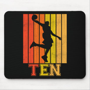 Mousepad Feliz 10.º Aniversário das Decorações Para Rapazes