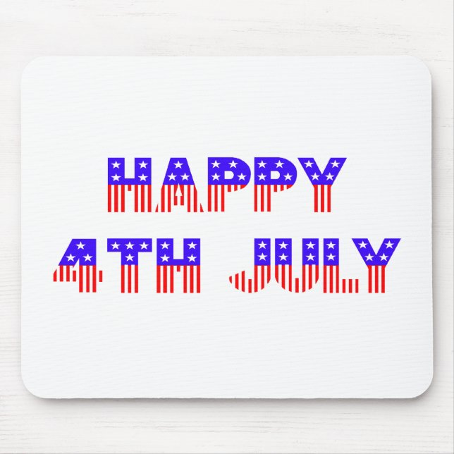 Mousepad Feliz 4 de julho (Frente)