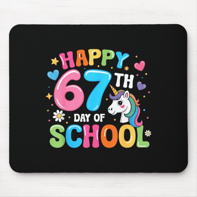 Mousepad Feliz 67º Dia De Escola Professores Alunos 67 Meme (Frente)