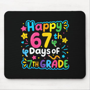 Mousepad Feliz 67º Dia Do Meme Escolar Da 7ª Série 67 Crian