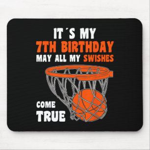 Mousepad Feliz 7 de aniversário de 7 anos Bysketbyll 7