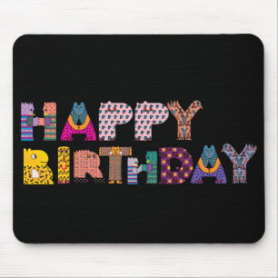 Mousepad Feliz aniversário