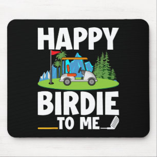 Mousepad Feliz Aniversário de Golfe Feliz Aniversário Feliz
