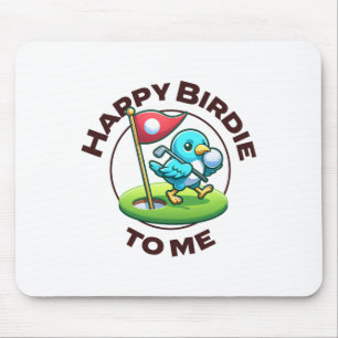 Mousepad Feliz Aniversário de Golfe Feliz Aniversário Feliz