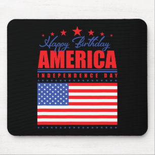 Mousepad Feliz Aniversário Dia da Independência da América
