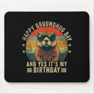 Mousepad Feliz Aniversário do Dia da Toupeira Legal Toupeir