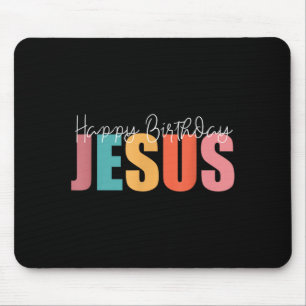 Mousepad Feliz aniversário jesus natal ester 40%png