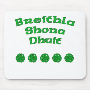 Mousepad Feliz aniversario no irlandês