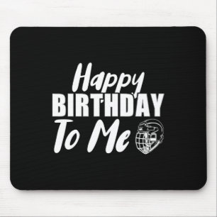 Mousepad Feliz Aniversário Para Mim Jogador De Hóquei No Ge