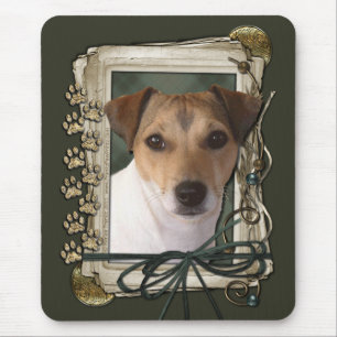 Mousepad Feliz aniversario - patas de pedra - Jack Russell