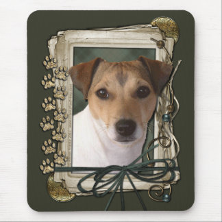 Mousepad Feliz aniversario - patas de pedra - Jack Russell