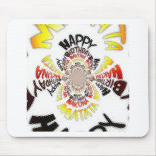 Mousepad Feliz Aniversário Tenha Um Bom Dia