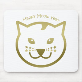Mousepad Feliz Ano da Meia - Cor de fundo personalizada